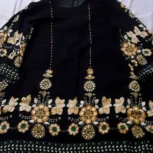 Black floral dress size 2XL